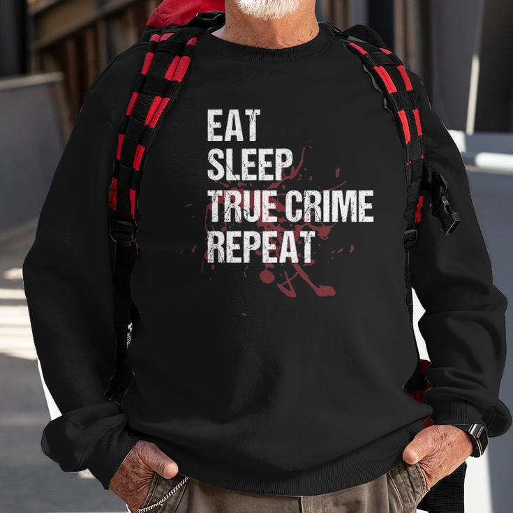 True Crime Watching True Crime Shows Gift Sweatshirt Gifts for Old Men