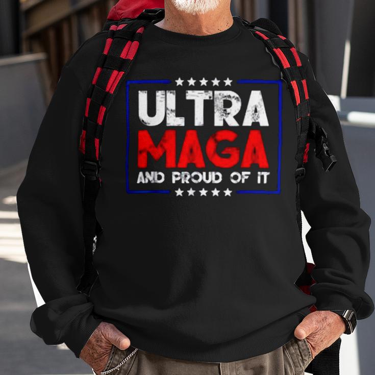 Ultra Maga And Proud Of It A Ultra Maga And Proud Of It V15 Sweatshirt Gifts for Old Men