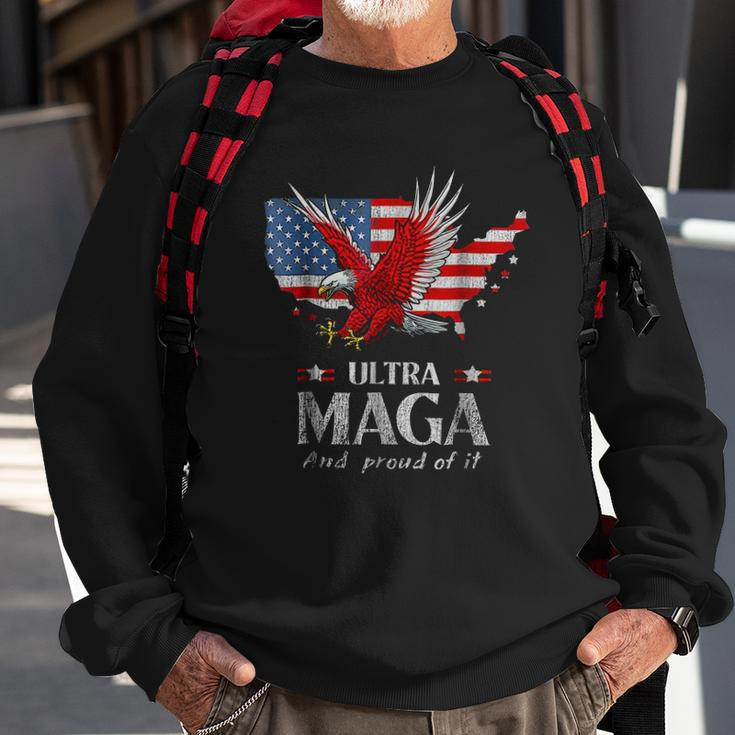 Ultra Maga And Proud Of It - The Great Maga King Trump Supporter Sweatshirt Gifts for Old Men