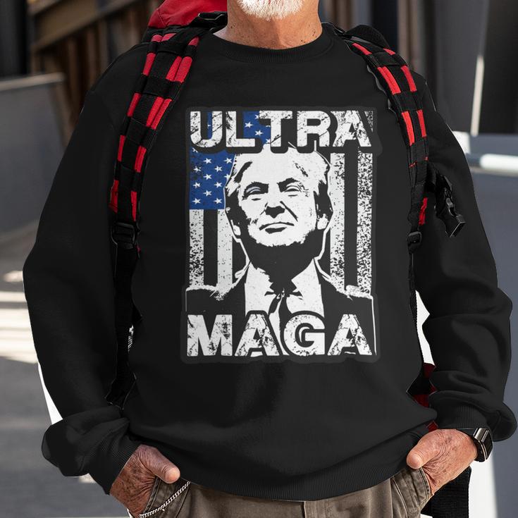 Ultra Maga And Proud Of It V26 Sweatshirt Gifts for Old Men