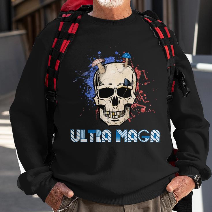 Ultra Maga Skull Make America Great Again Sweatshirt Gifts for Old Men