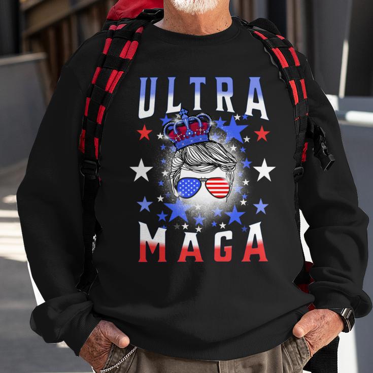 Ultra Maga The Return Of The Great Maga King V2 Sweatshirt Gifts for Old Men