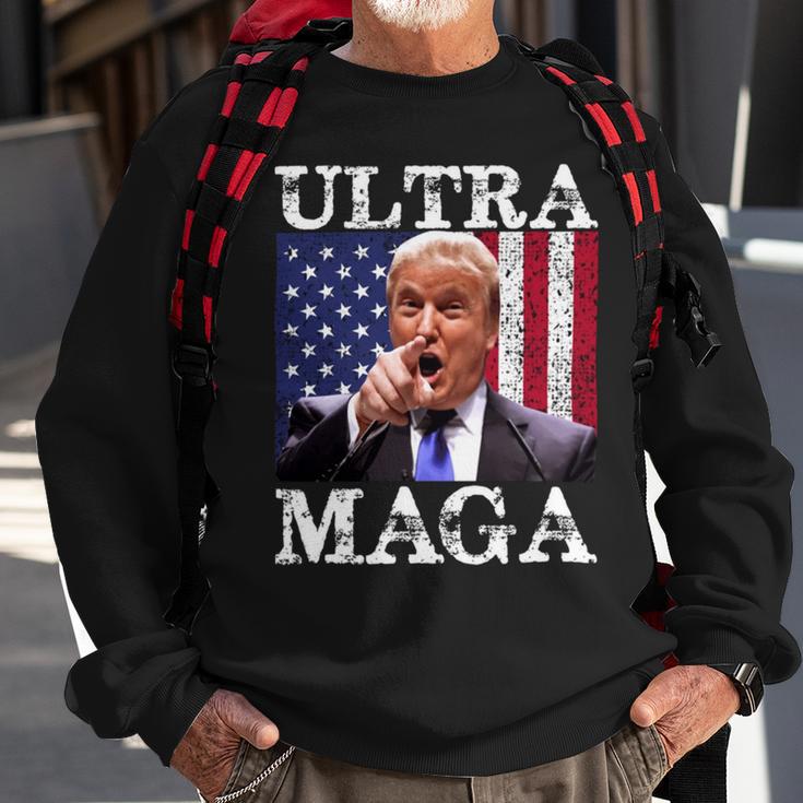 Ultra Maga Ultra Maga Funny Ultra Maga 2024 Ultra Maga And Proud Of Itultra Maga Proud Sweatshirt Gifts for Old Men