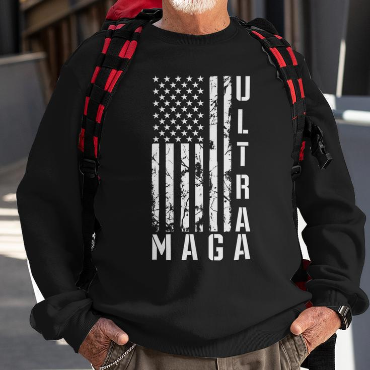 Ultra Maga Ultra Maga Funny Ultra Maga 2024 Ultra Maga And Proud Of Itultra Maga Proud V3 Sweatshirt Gifts for Old Men