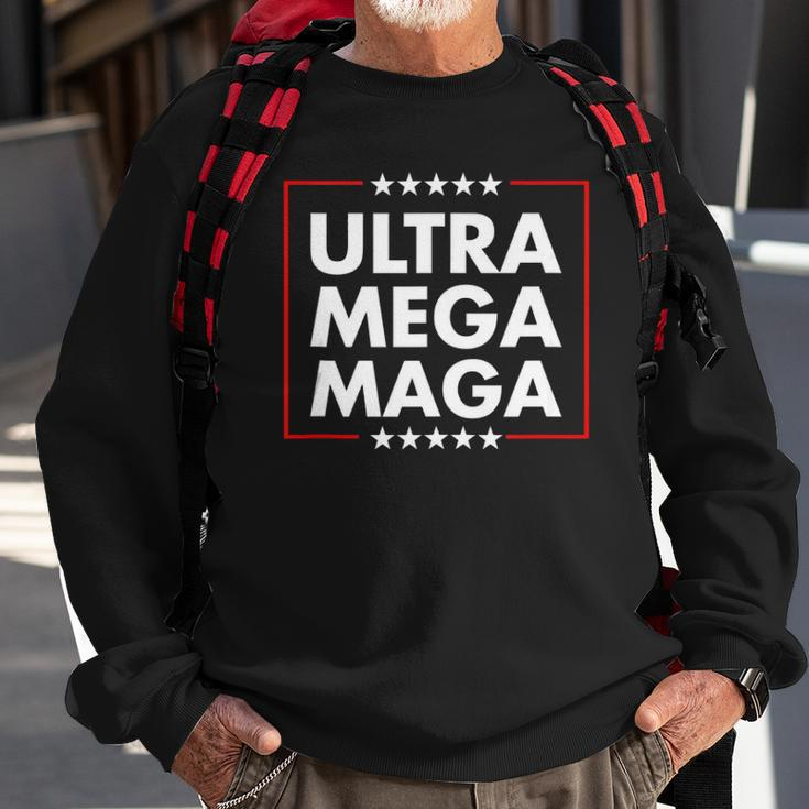 Ultra Mega Maga Trump Liberal Supporter Republican Family Sweatshirt Gifts for Old Men
