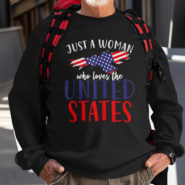 Us Flag Freedom United States Women American 4Th Of July Sweatshirt Gifts for Old Men