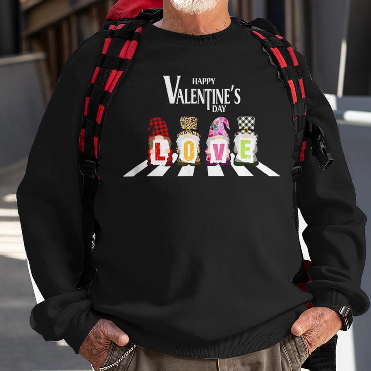 Valentinegnomecrosswalk Sweatshirt Gifts for Old Men