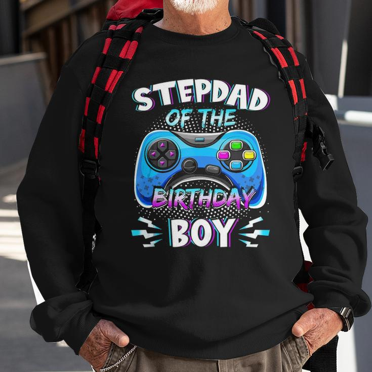 Video Game Birthday Party Stepdad Of The Bday Boy Matching Sweatshirt Gifts for Old Men