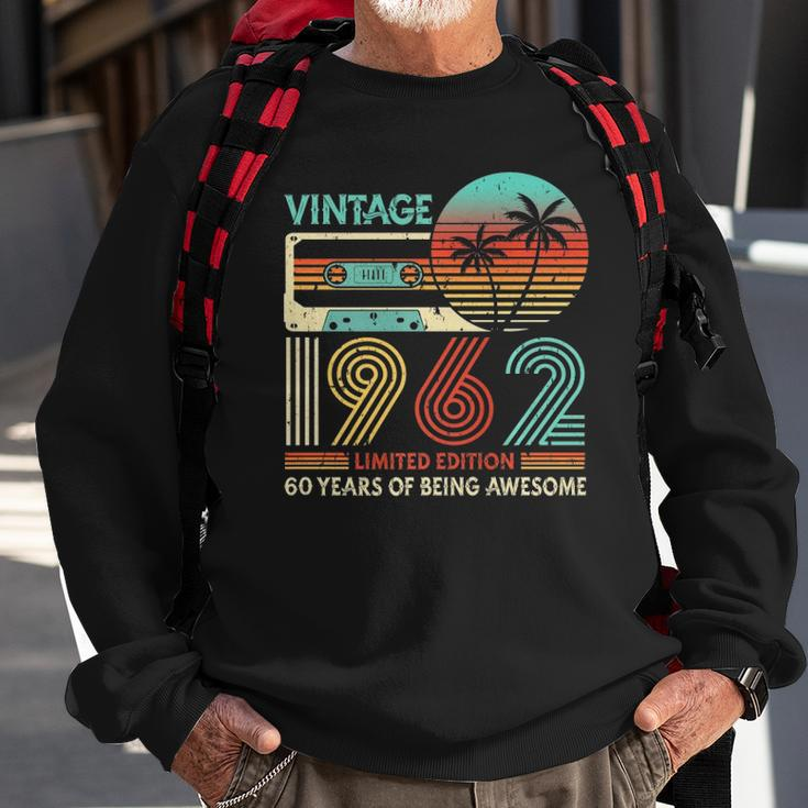 Vintage 1962 Cassette Limited Edition 60Th Birthday Retro Sweatshirt Gifts for Old Men