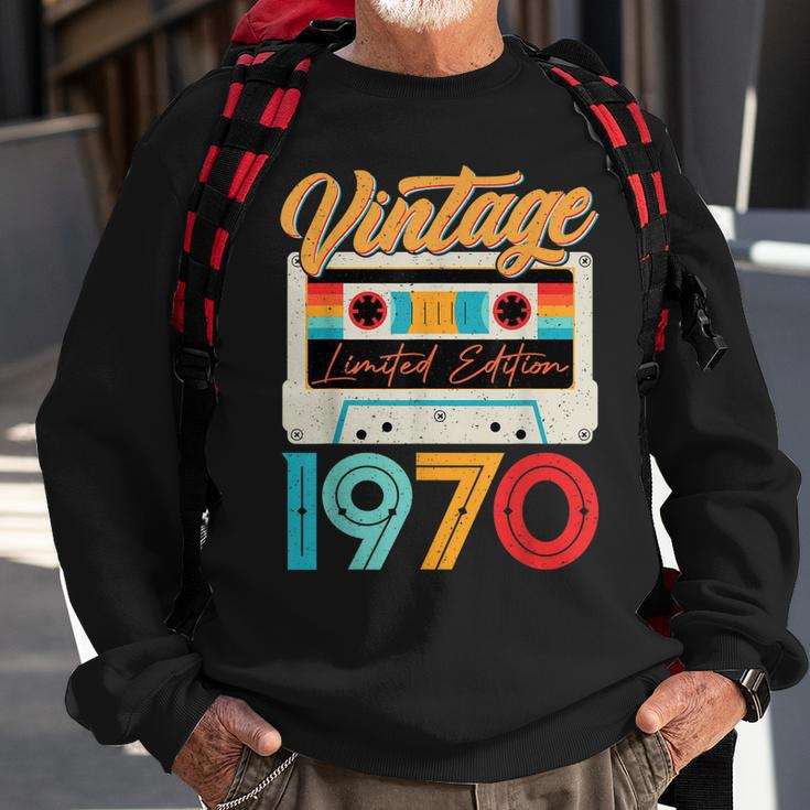 Vintage 1970 Awesome 52 Years Old Retro 52Nd Birthday Bday Sweatshirt Gifts for Old Men