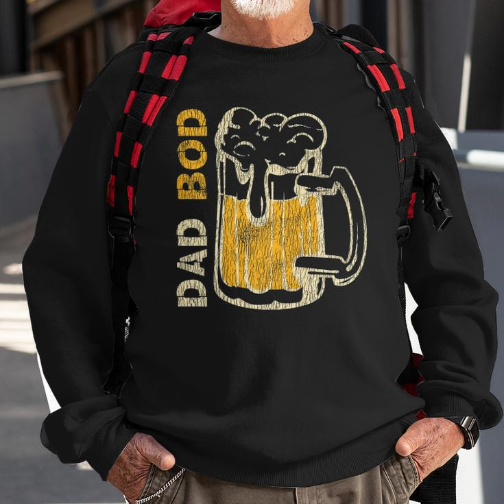 Vintage Its Not A Dad Bod Its Father Dad Figure Drinking Sweatshirt Gifts for Old Men