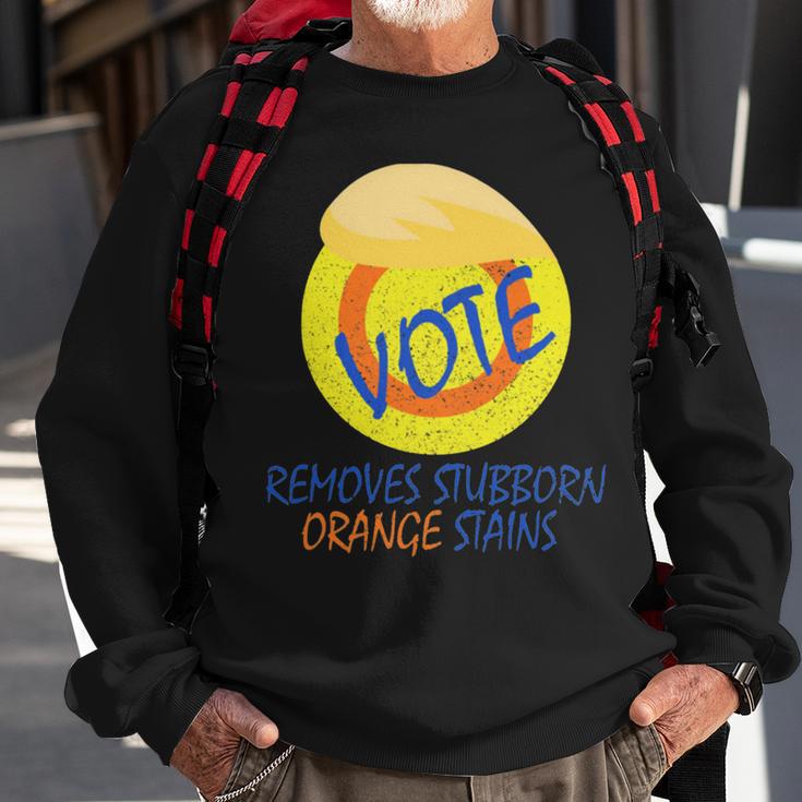 Vote Removes Stubborn Orange Stains 902 Shirt Sweatshirt Gifts for Old Men