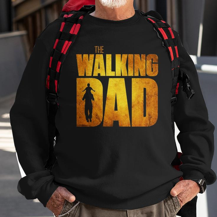 Walking Dad Fathers Day Best Grandfather Men Fun Gift Sweatshirt Gifts for Old Men