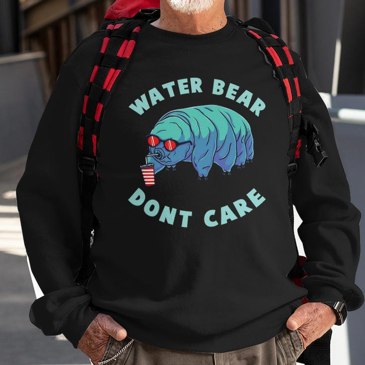 Water Bear Dont Care Microbiology Sweatshirt Gifts for Old Men