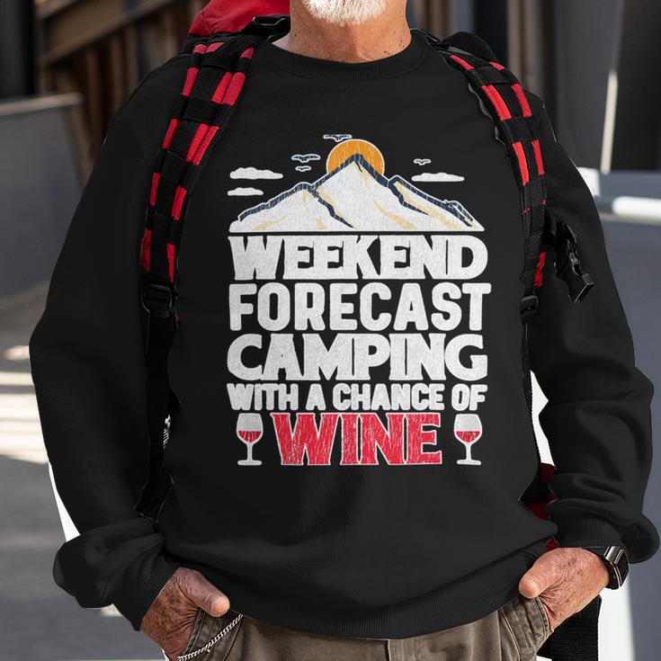 Weekend Forcast Wine Lover Outdoor 26 Shirt Sweatshirt Gifts for Old Men