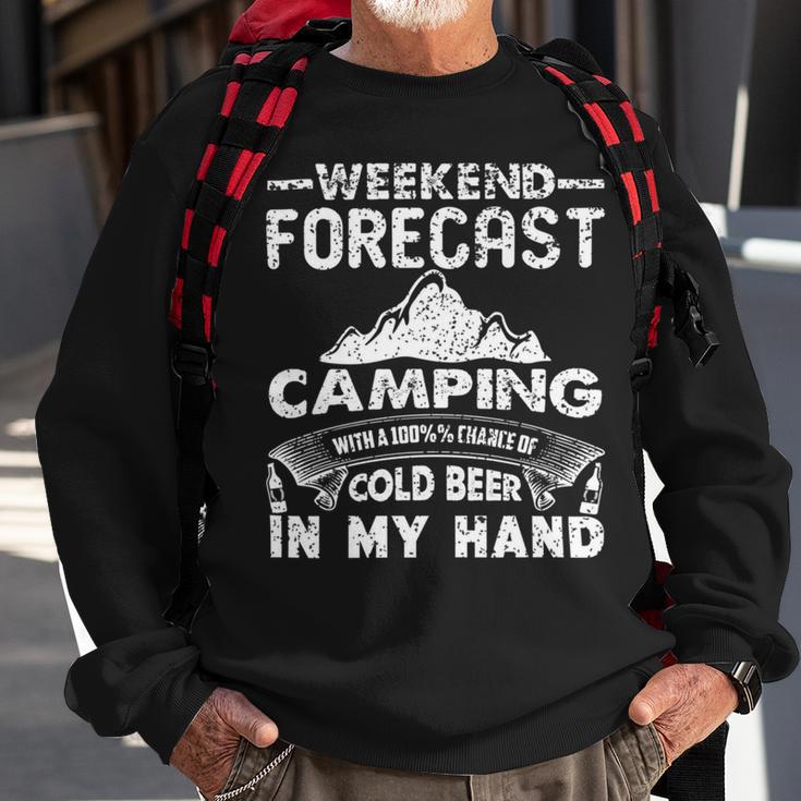 Weekend Forecast Camping 716 Trending Shirt Sweatshirt Gifts for Old Men