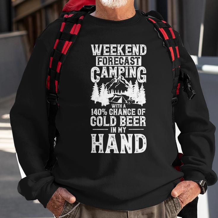 Weekend Forecast Camping With A Chance Active 24 Shirt Sweatshirt Gifts for Old Men