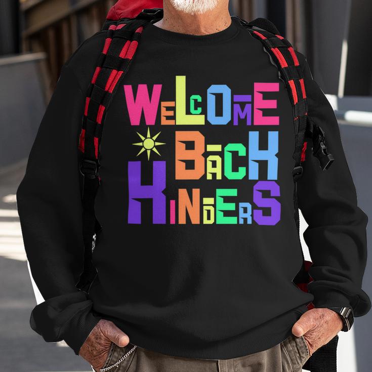 Welcome Back To School Kinders 486 Shirt Sweatshirt Gifts for Old Men