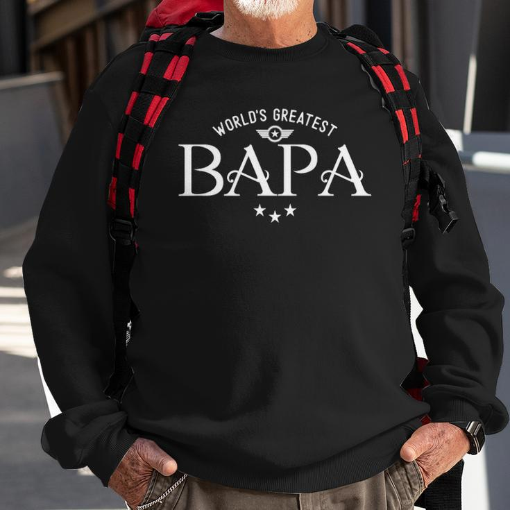 Worlds Greatest Bapa Fathers Day Sweatshirt Gifts for Old Men