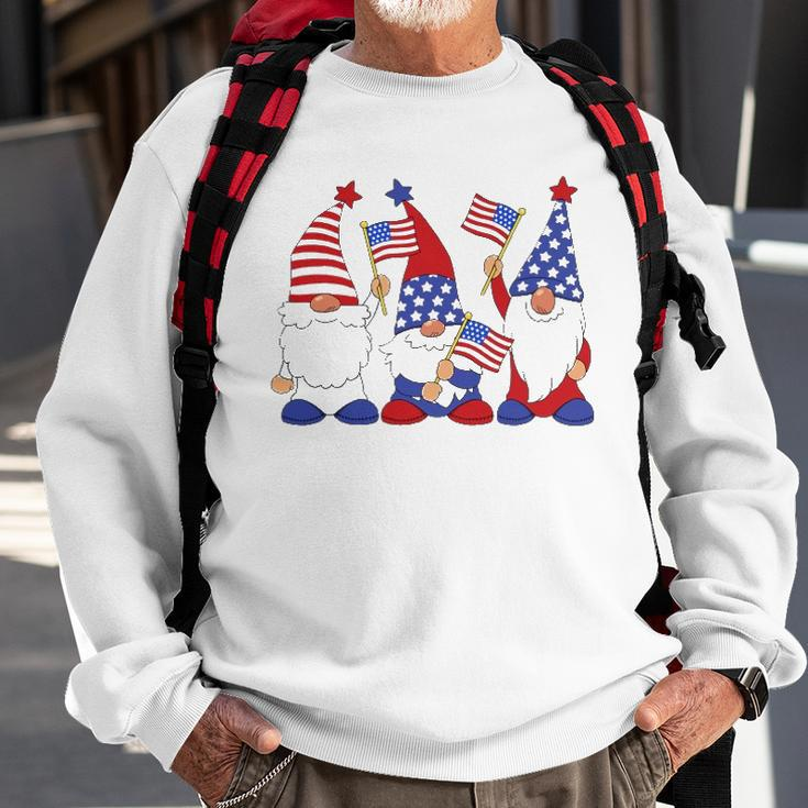 4Th Of July 2022 Patriotic Gnomes Funny American Usa Sweatshirt Gifts for Old Men