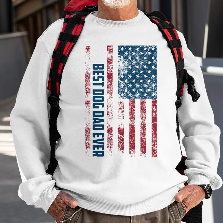 Best Dog Dad Ever | Cute Fathers Day Funny 4Th Of July Gift Sweatshirt Gifts for Old Men