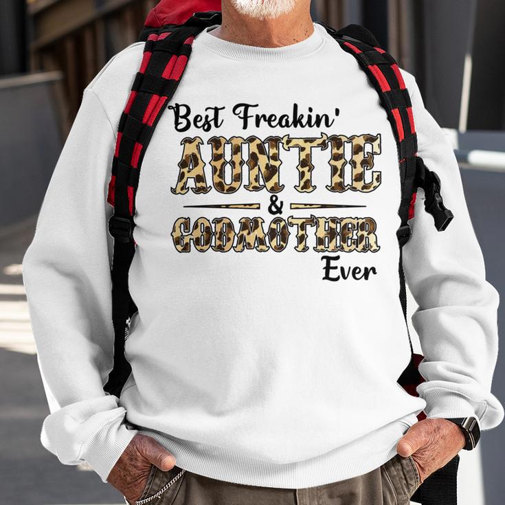 Best Freakin Auntie And God Mother Ever Sweatshirt Gifts for Old Men