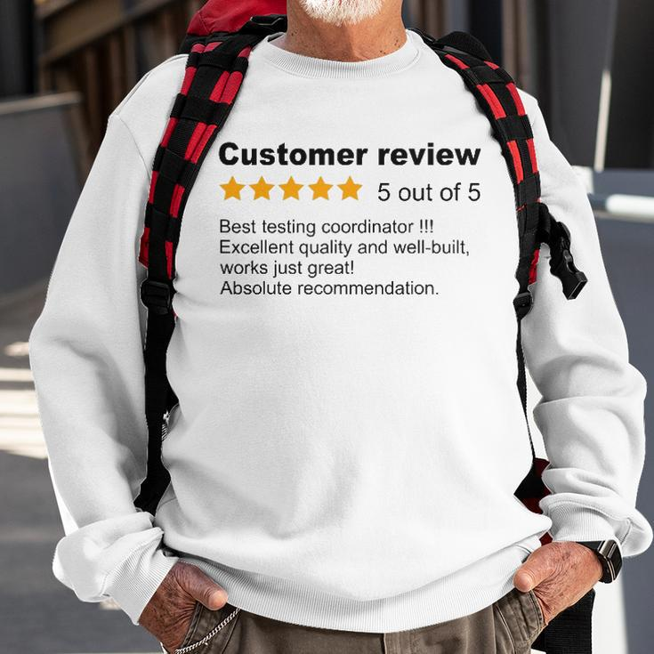 Best Testing Coordinator Funny Review Job Profession Sweatshirt Gifts for Old Men