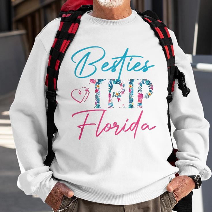 Besties Trip Florida Vacation Matching Best Friend Sweatshirt Gifts for Old Men