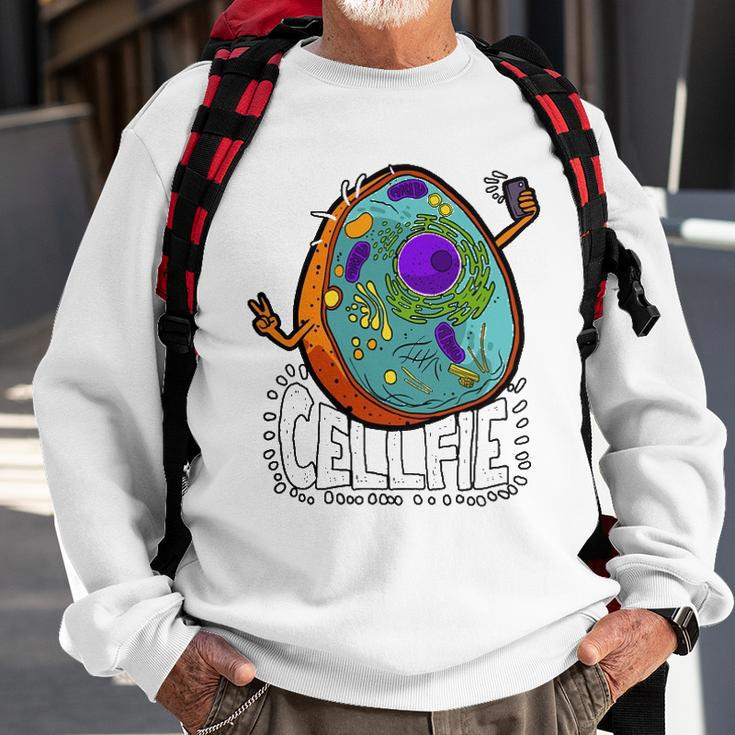 Biology Science Pun Humor Gift For A Cell Biologist Sweatshirt Gifts for Old Men