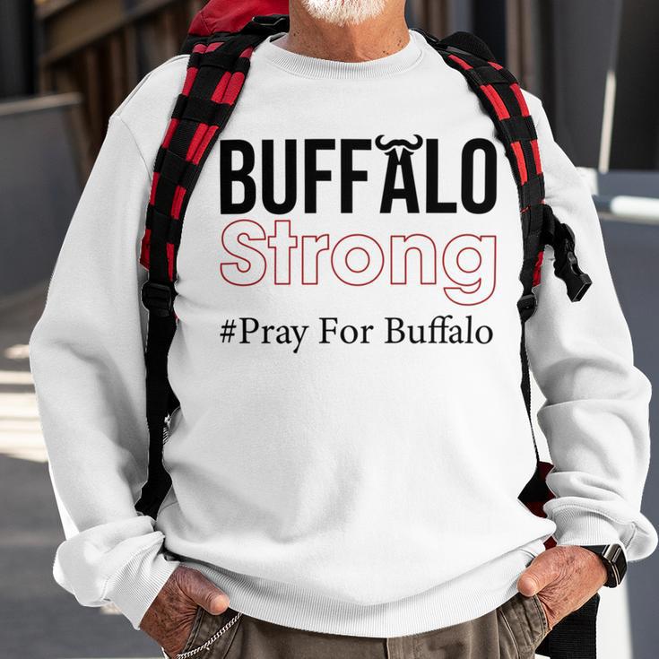 Buffalo Strong Pray For Buffalo Sweatshirt Gifts for Old Men