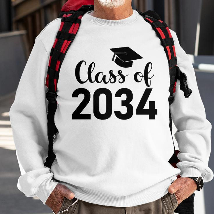 Class Of 2034 Grow With Me - Handprints Go On The Back Sweatshirt Gifts for Old Men