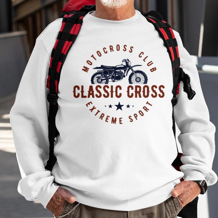 Classic Motor Cross Club Sweatshirt Gifts for Old Men