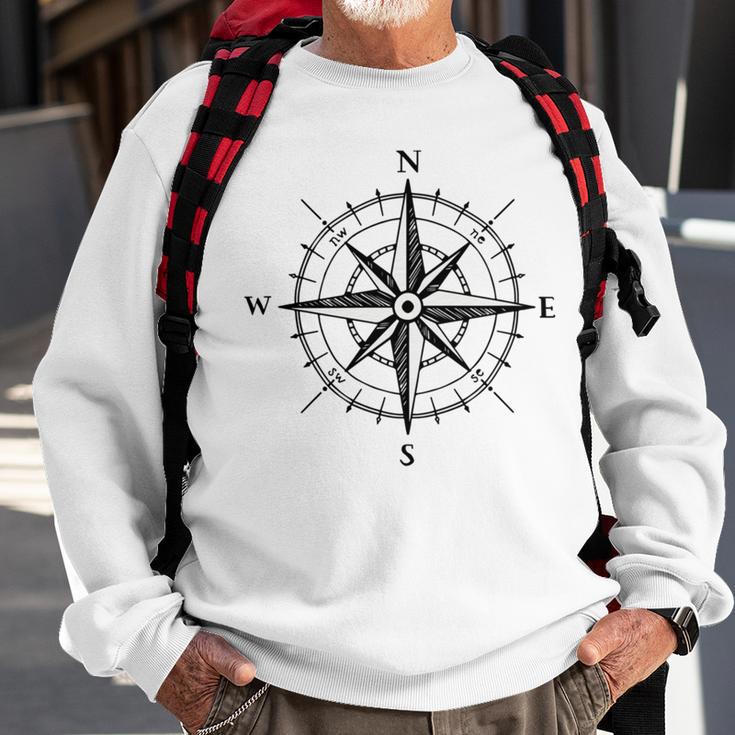 Compass Sweatshirt Gifts for Old Men