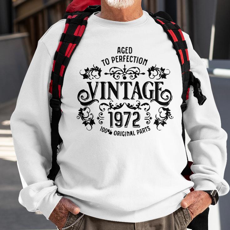 Copy Of 50Th Birthday Born 1972 Vintage Sweatshirt Gifts for Old Men