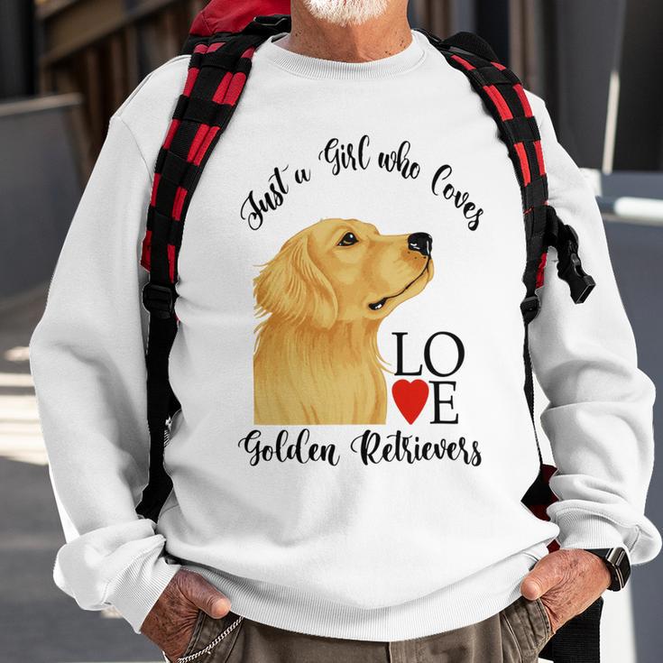 Copy Of Justagirlwholovesgoldenretrievers Sweatshirt Gifts for Old Men