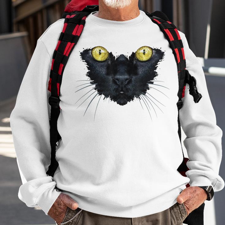 Death Rides A Black Cat Sweatshirt Gifts for Old Men