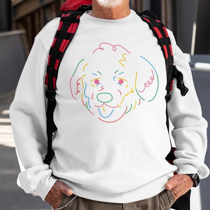 Dog Distraction Sticker Design Funny Dog Distraction Stickers Sweatshirt Gifts for Old Men