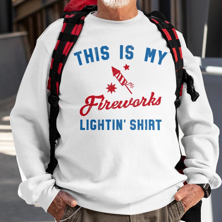 Fourth Of July My Fireworks Vintage 749 Shirt Sweatshirt Gifts for Old Men