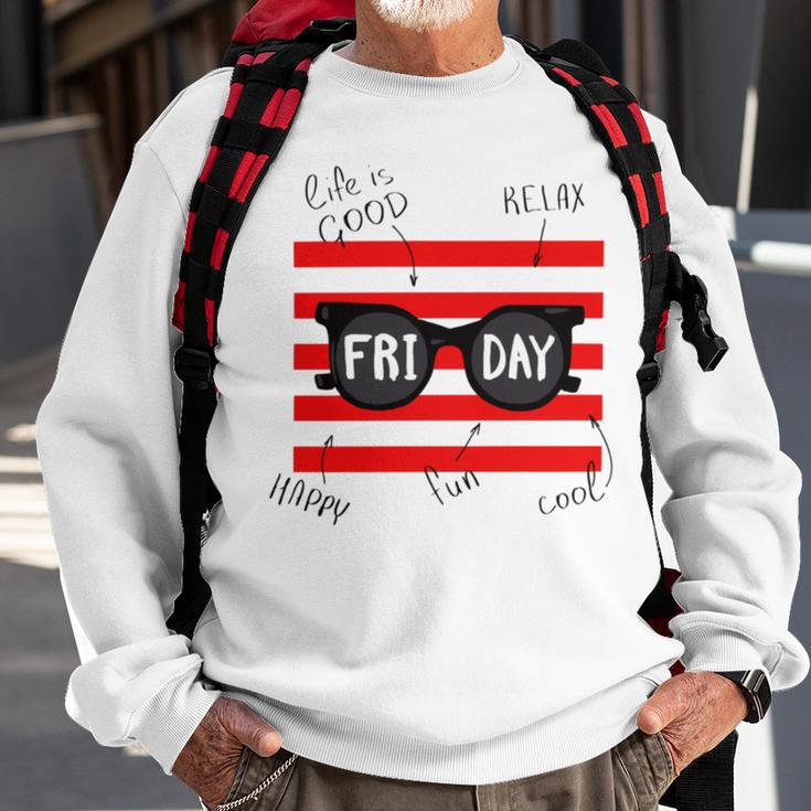 Friday With Slogans Sweatshirt Gifts for Old Men