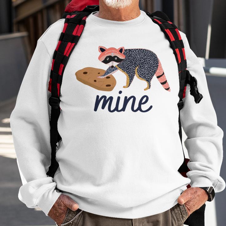 Funny Cookie Raccoon Food Lover Sweatshirt Gifts for Old Men