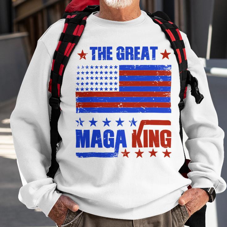 Funny The Return Of The Ultra Maga King Flag Gift Sweatshirt Gifts for Old Men