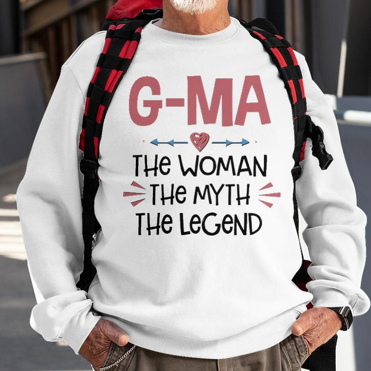 G Ma Grandma Gift G Ma The Woman The Myth The Legend Sweatshirt Gifts for Old Men