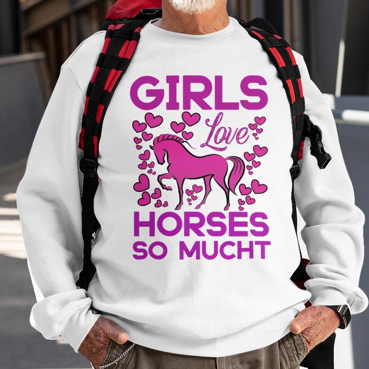 Girls Love Hhoresed So Much Sweatshirt Gifts for Old Men