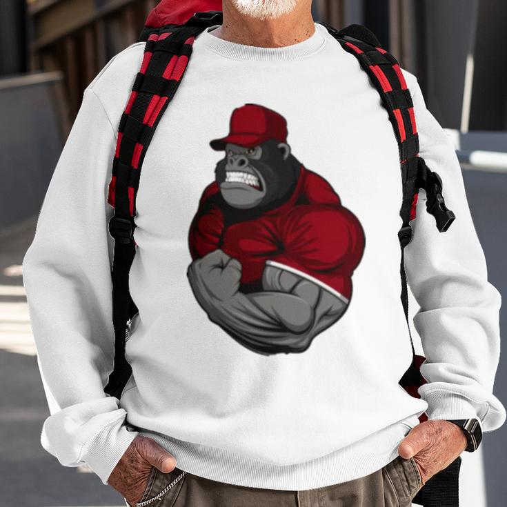 Gorilla Muscle Sweatshirt Gifts for Old Men