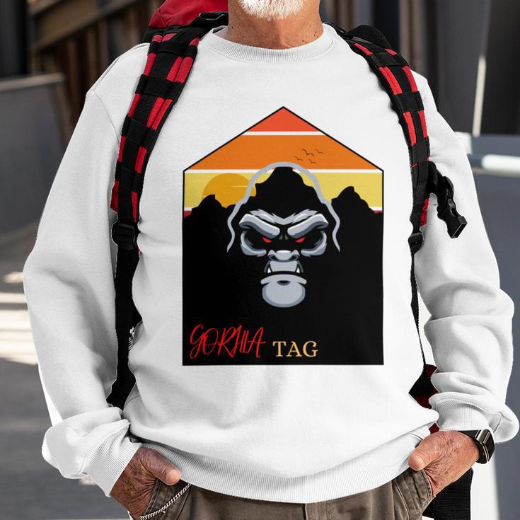 Gorilla Tag Pfp Maker Gorilla Tag Mountain Sweatshirt Gifts for Old Men