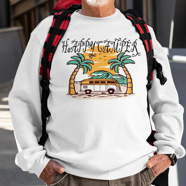 Happy Camper V2 Sweatshirt Gifts for Old Men