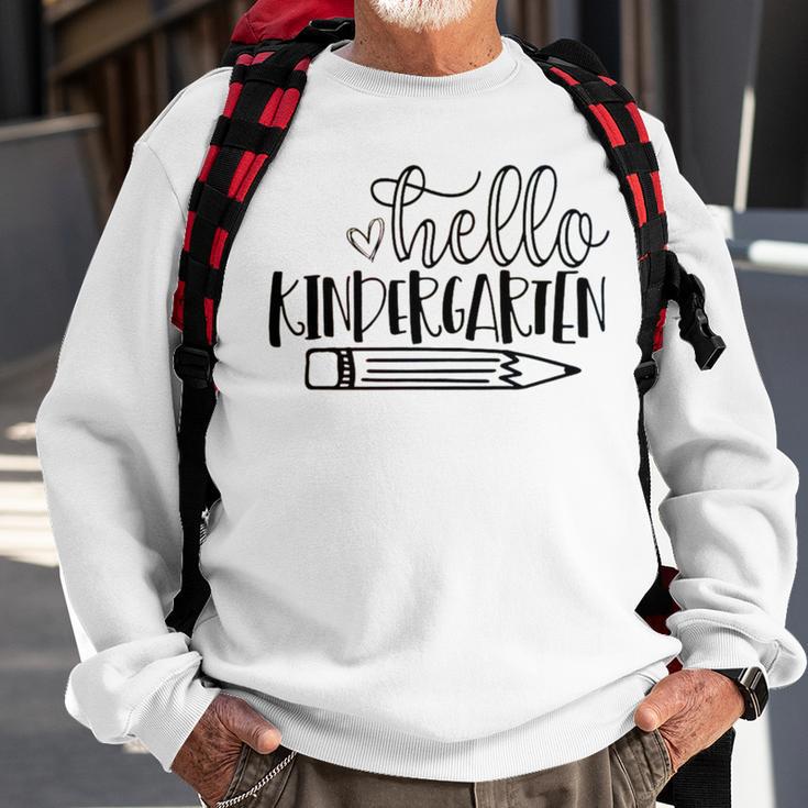 Hello Kindergarten V2 Sweatshirt Gifts for Old Men