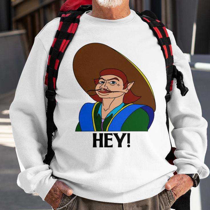 Hey V2 Sweatshirt Gifts for Old Men