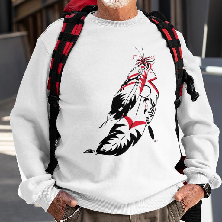 Huchnon Native American Tribe V6 Sweatshirt Gifts for Old Men