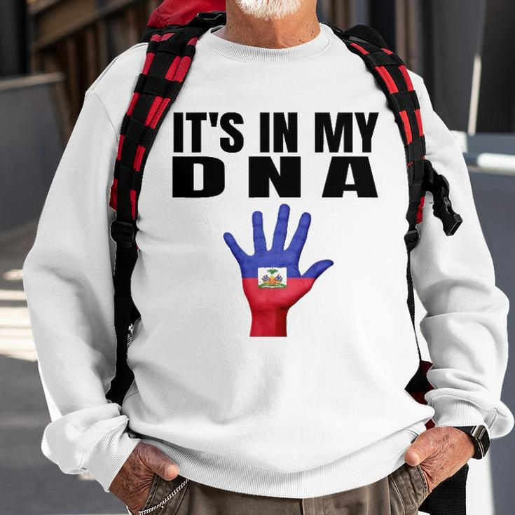 Its In My Dna Haitian Flag Haitian Independence Sweatshirt Gifts for Old Men